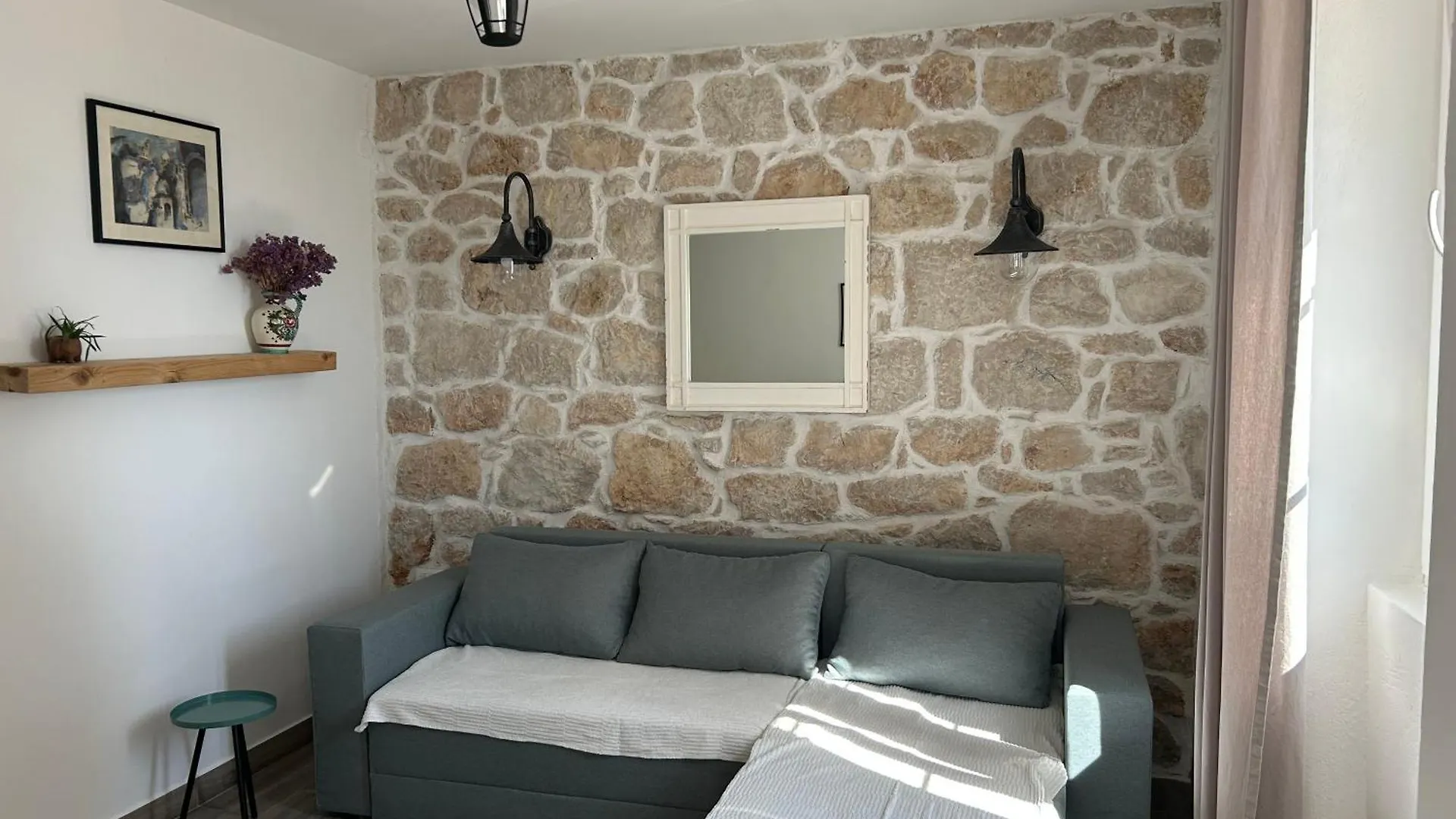 Holiday House Pantovcak, Secluded Stone House With Heated Pool And Unique View Rab Town